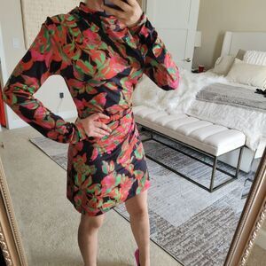 Floral print dress